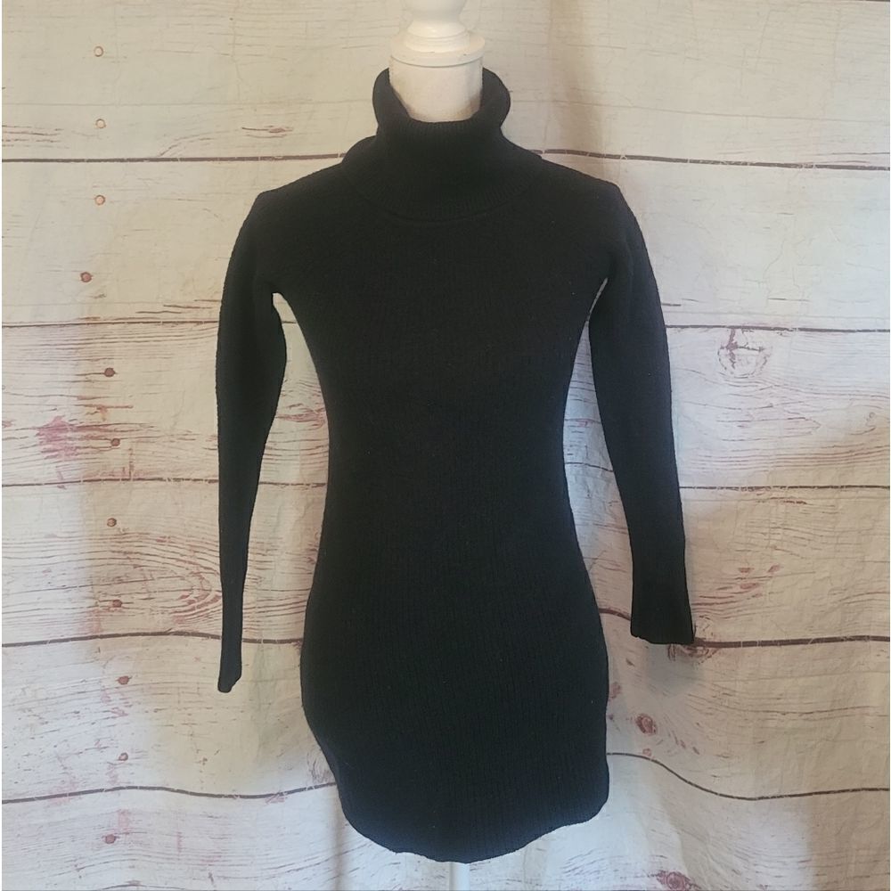 Wilfred Free Merino Wool Ribbed Turtleneck Sweater Size XXS
